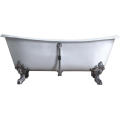 72 Double Slipper Cast Iron Bathtub For Hotel